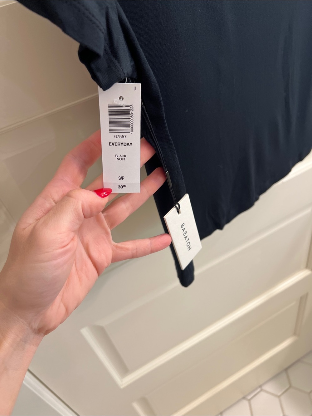 NWT Aritiza Babaton Everyday T-Shirt cropped - Picture 6 of 8